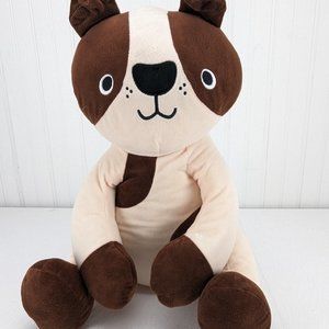 Your Zone Beige Brown Spots Puppy Dog Plush 16" Stuffed Animal 2020 Walmart